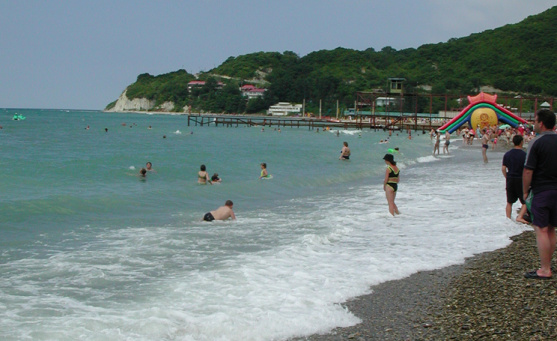 Пляж курорта Архипо-Осиповка