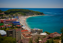 Пляж села Ольгинка